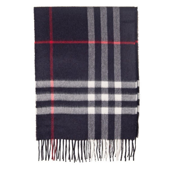 NWT Burberry Check Cashmere Scarf - Picture 4 of 10